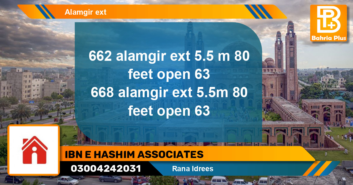 Residential Plot for Sale in Sector F - Alamgir Block -  Bahria Town, Lahore - (BP-131470)