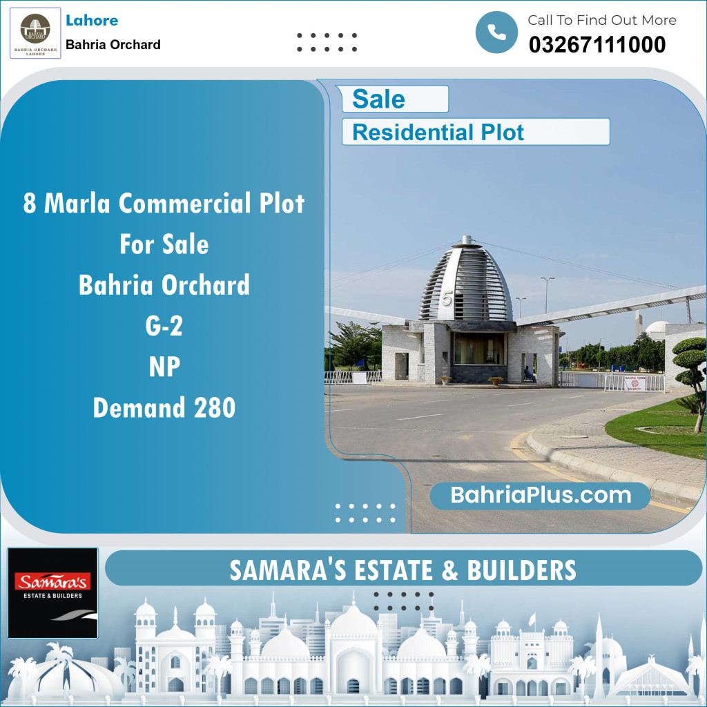 Residential Plot for Sale in Bahria Orchard, Lahore - (BP-131492)