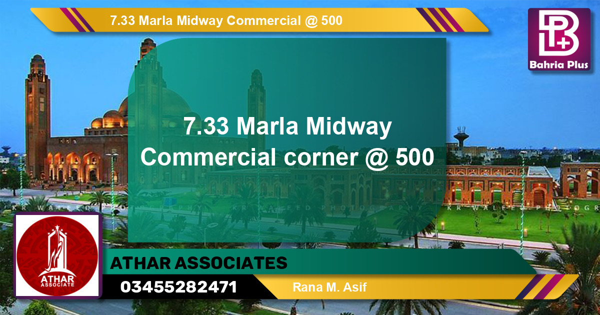 Commercial Plot for Sale in Bahria Town, Lahore - (BP-131814)