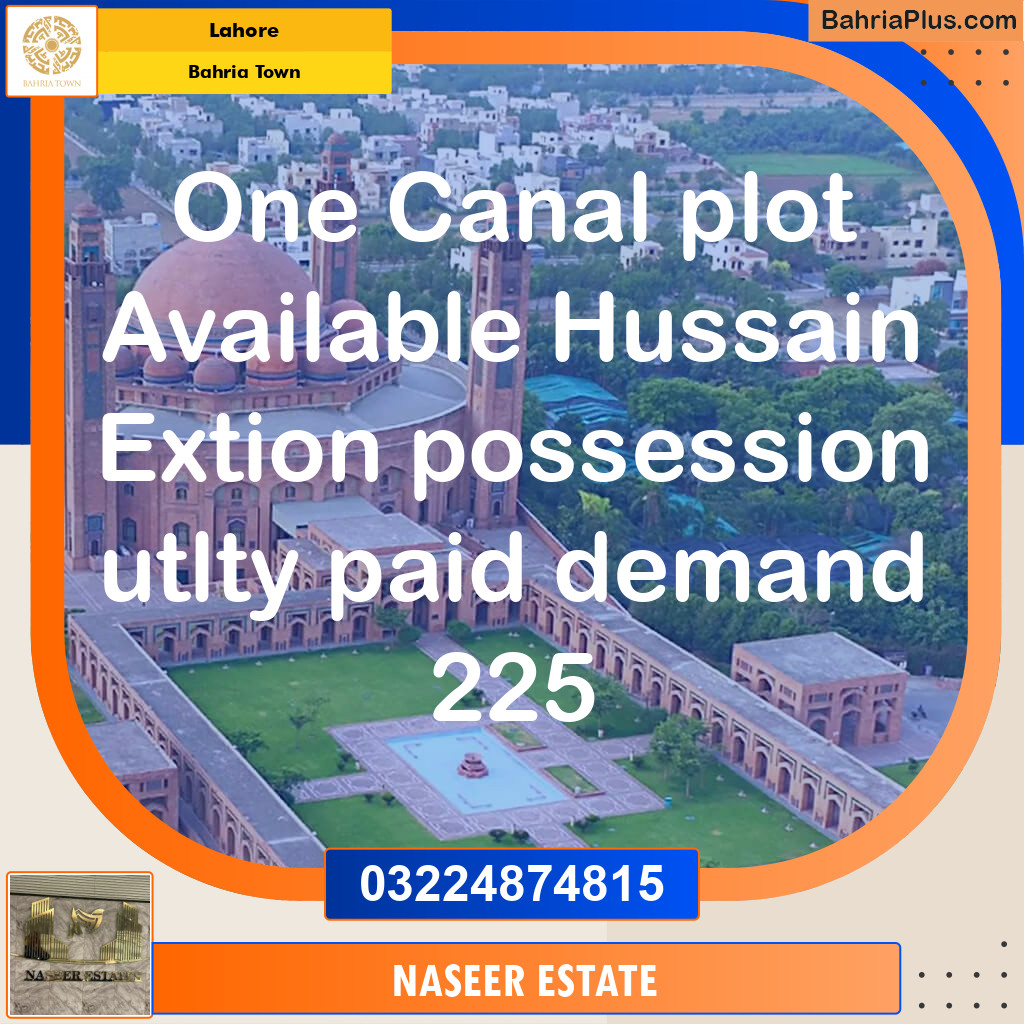 Residential Plot for Sale in Bahria Town, Lahore - (BP-132211)