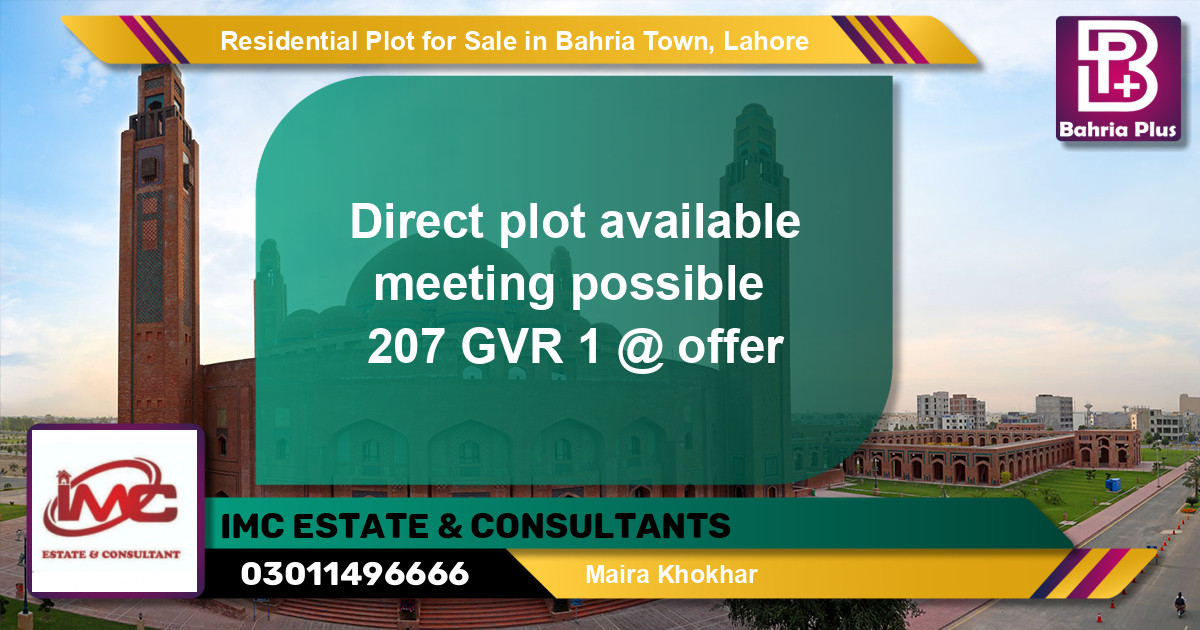 Residential Plot for Sale in Golf Phase 1 -  Bahria Town, Lahore - (BP-132244)