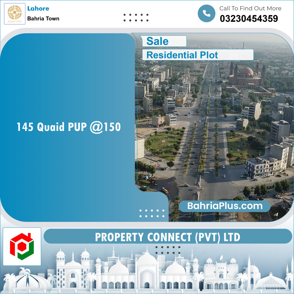 Residential Plot for Sale in Sector E - Quaid Block -  Bahria Town, Lahore - (BP-132247)