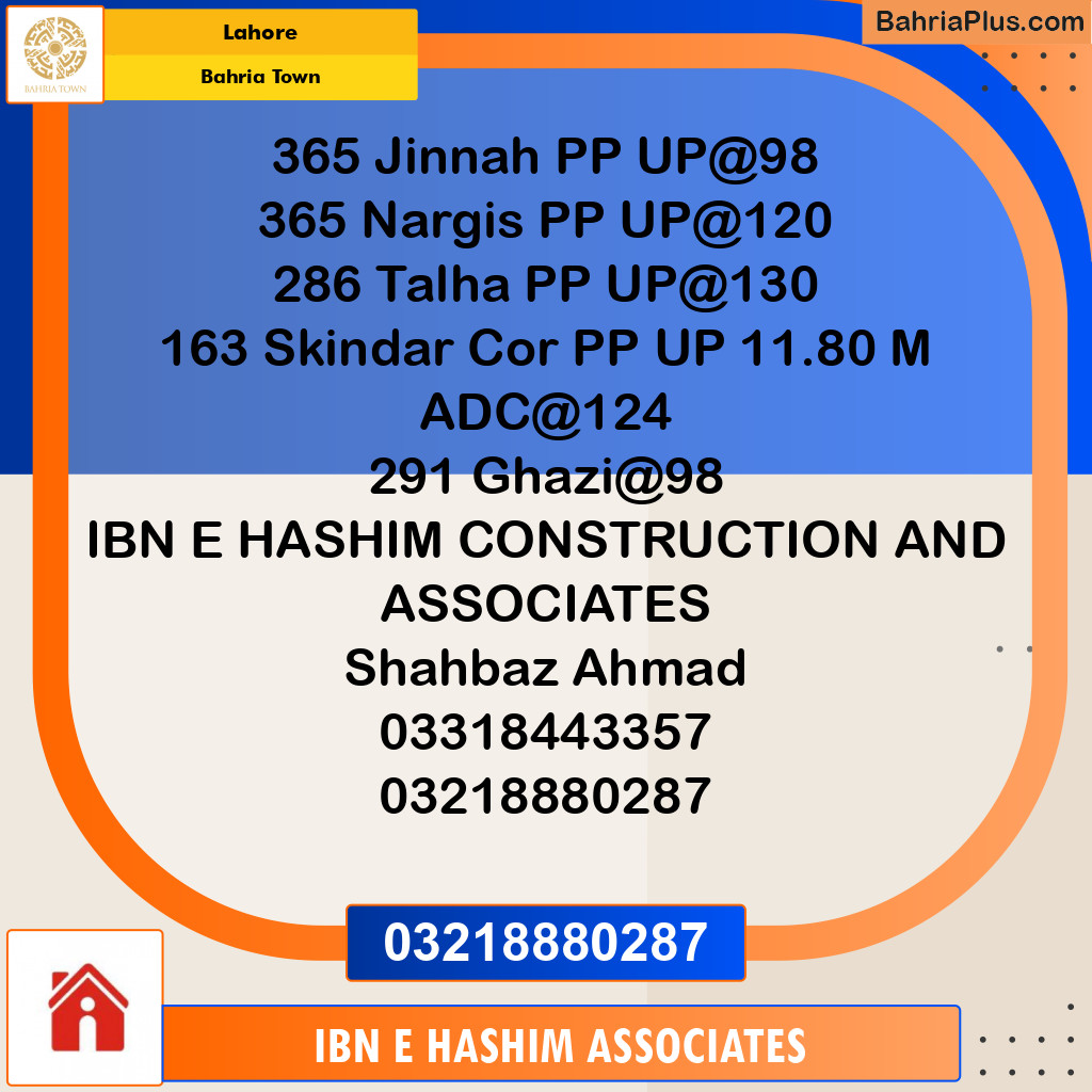 Residential Plot for Sale in Sector E - Jinnah Block -  Bahria Town, Lahore - (BP-132427)