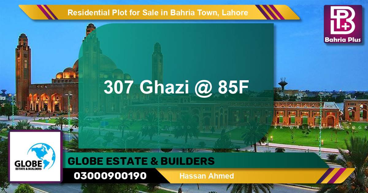 Residential Plot for Sale in Sector F - Ghazi Block -  Bahria Town, Lahore - (BP-132467)