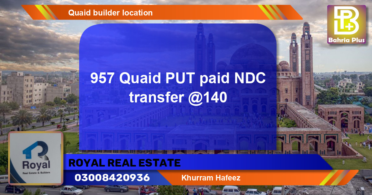 Residential Plot for Sale in Sector E - Quaid Block -  Bahria Town, Lahore - (BP-132521)