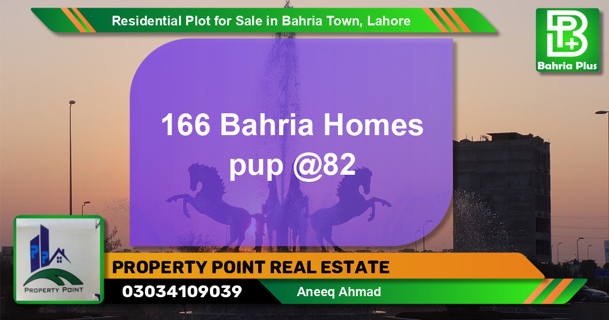 Residential Plot for Sale in Bahria Town, Lahore - (BP-132753)