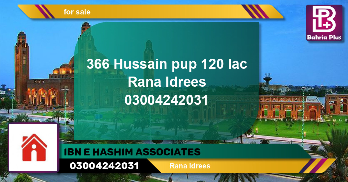 Residential Plot for Sale in Bahria Town, Lahore - (BP-132804)