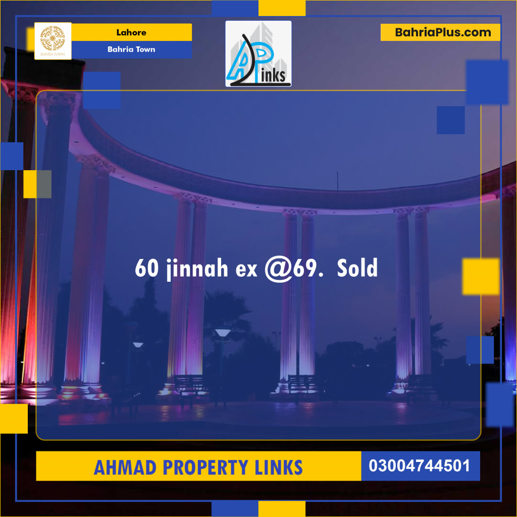 Residential Plot for Sale in Bahria Town, Lahore - (BP-132868)