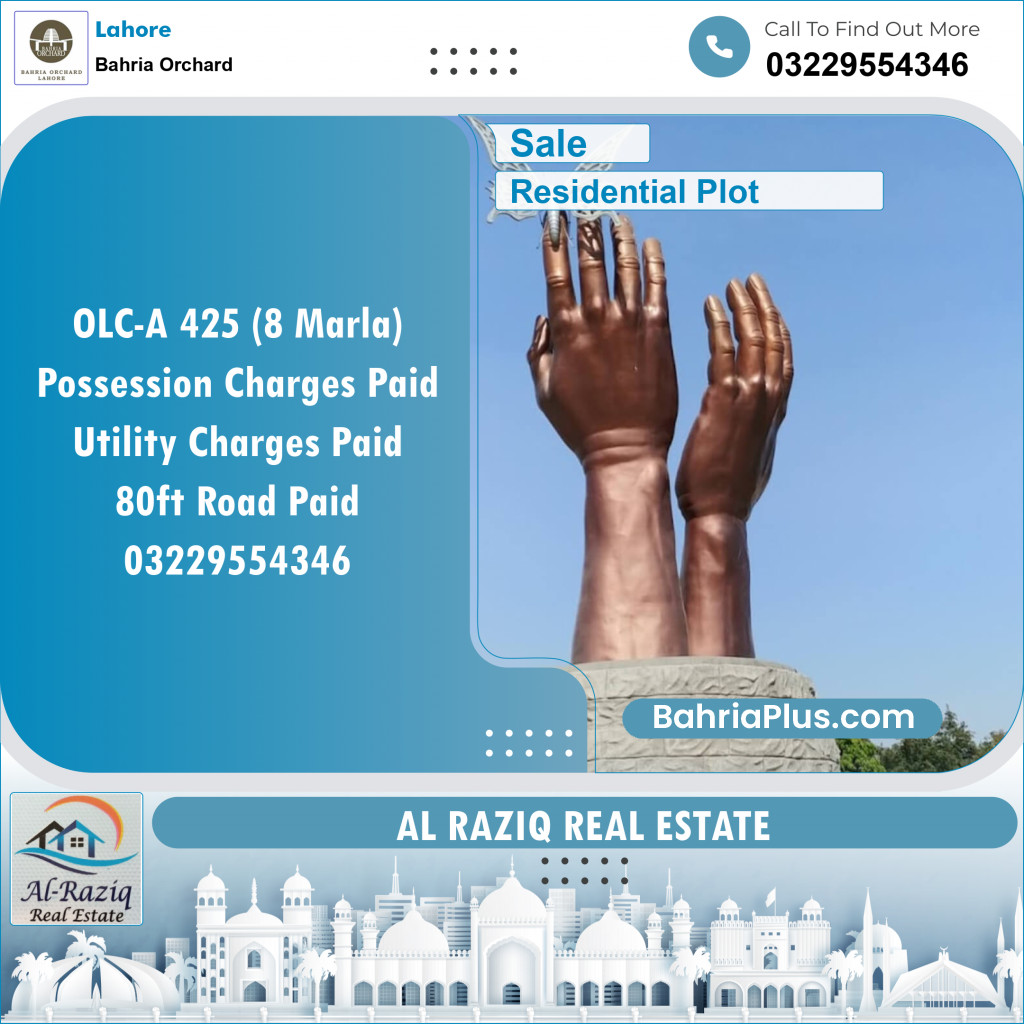 Residential Plot for Sale in OLC-A Block -  Bahria Orchard, Lahore - (BP-132885)