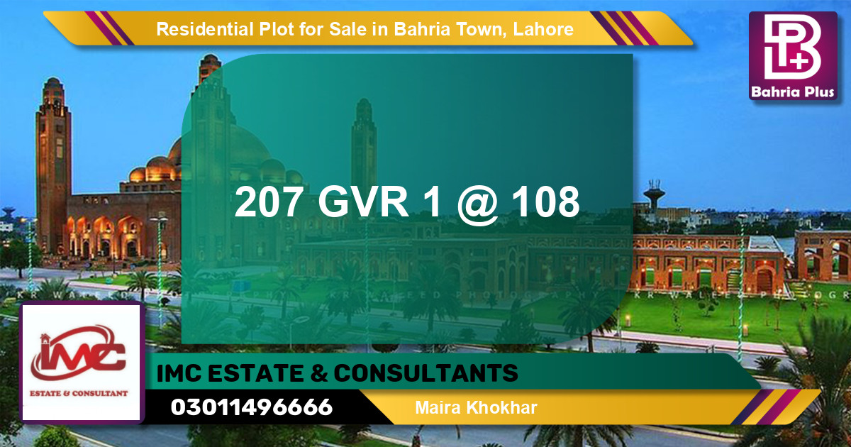 Residential Plot for Sale in Golf Phase 1 -  Bahria Town, Lahore - (BP-133088)