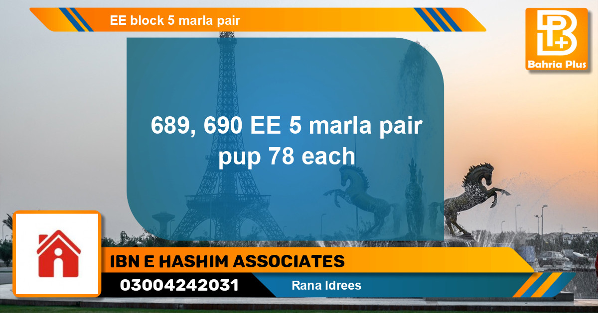 Residential Plot for Sale in Bahria Town, Lahore - (BP-133178)