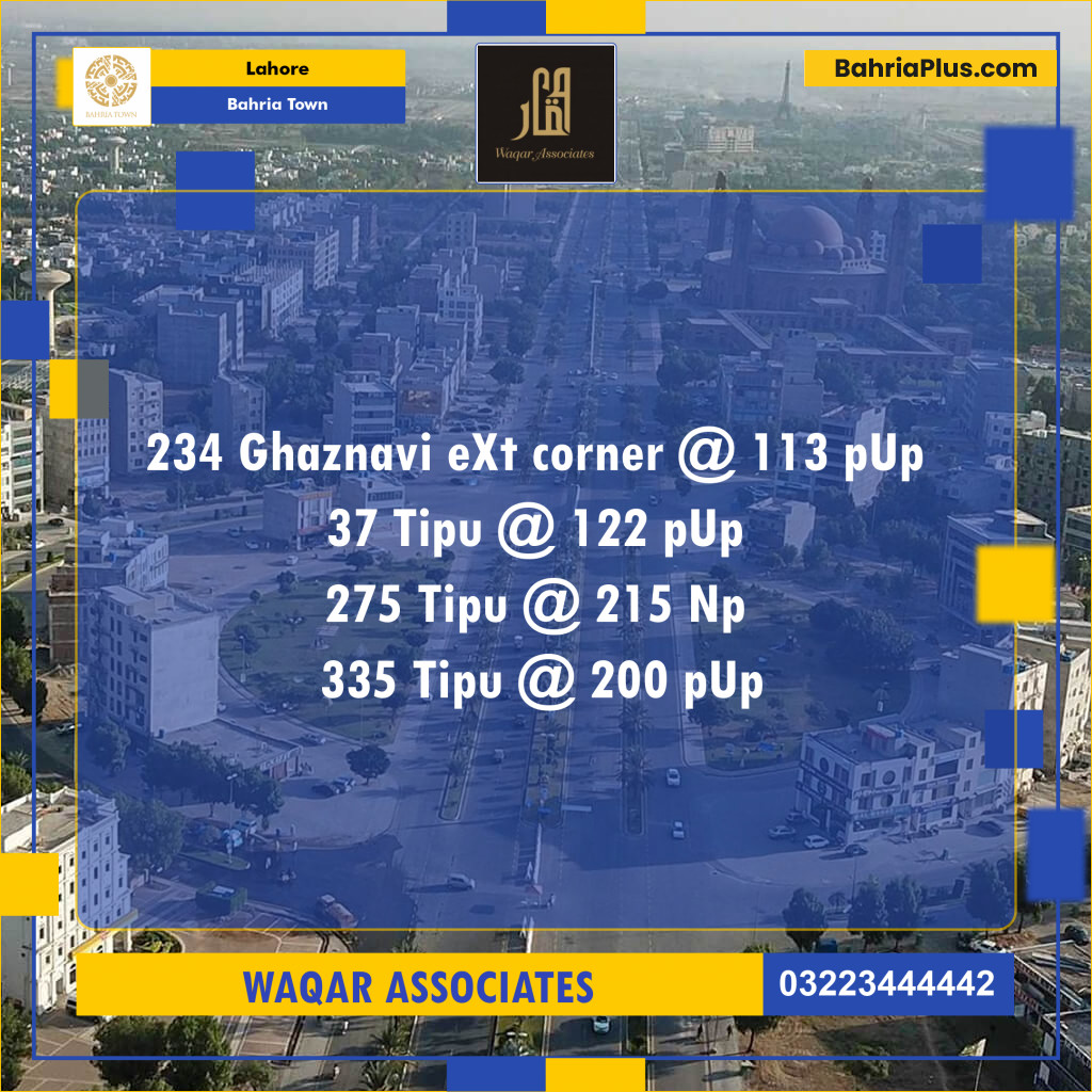 Residential Plot for Sale in Bahria Town, Lahore - (BP-133215)