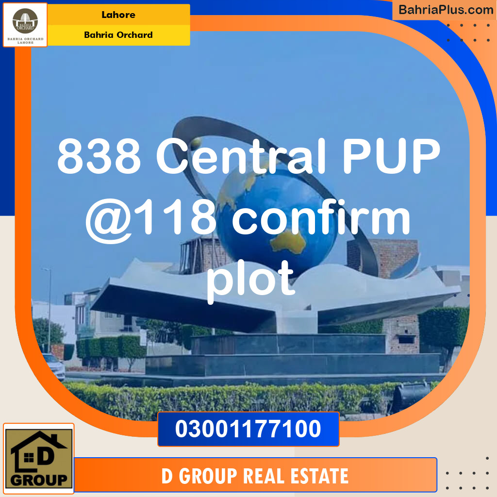 Residential Plot for Sale in Bahria Orchard, Lahore - (BP-133310)