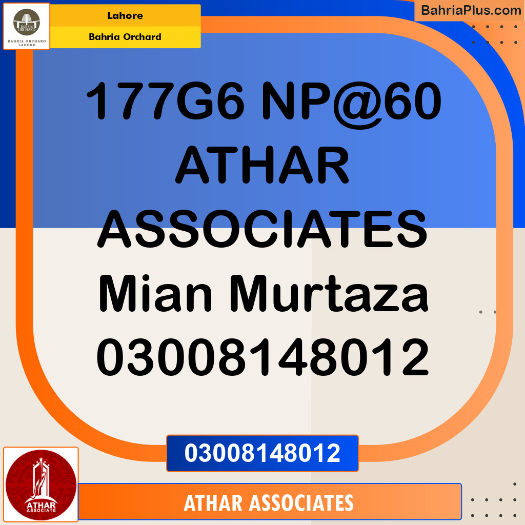 Residential Plot for Sale in Bahria Orchard, Lahore - (BP-133324)