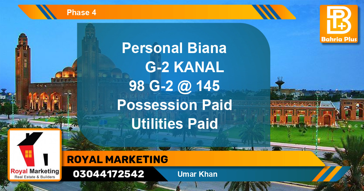 Residential Plot for Sale in Bahria Orchard, Lahore - (BP-133471)