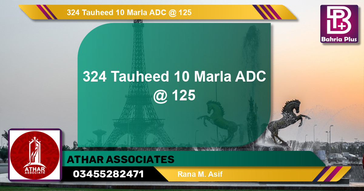 Residential Plot for Sale in Bahria Town, Lahore - (BP-133586)