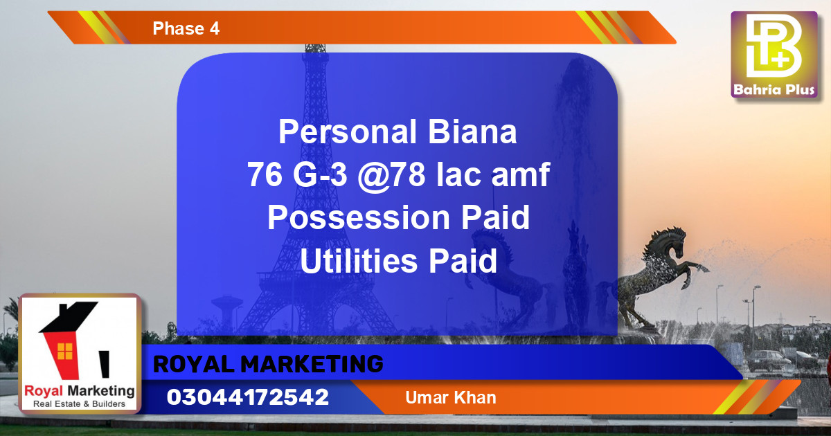 Residential Plot for Sale in Bahria Orchard, Lahore - (BP-133635)