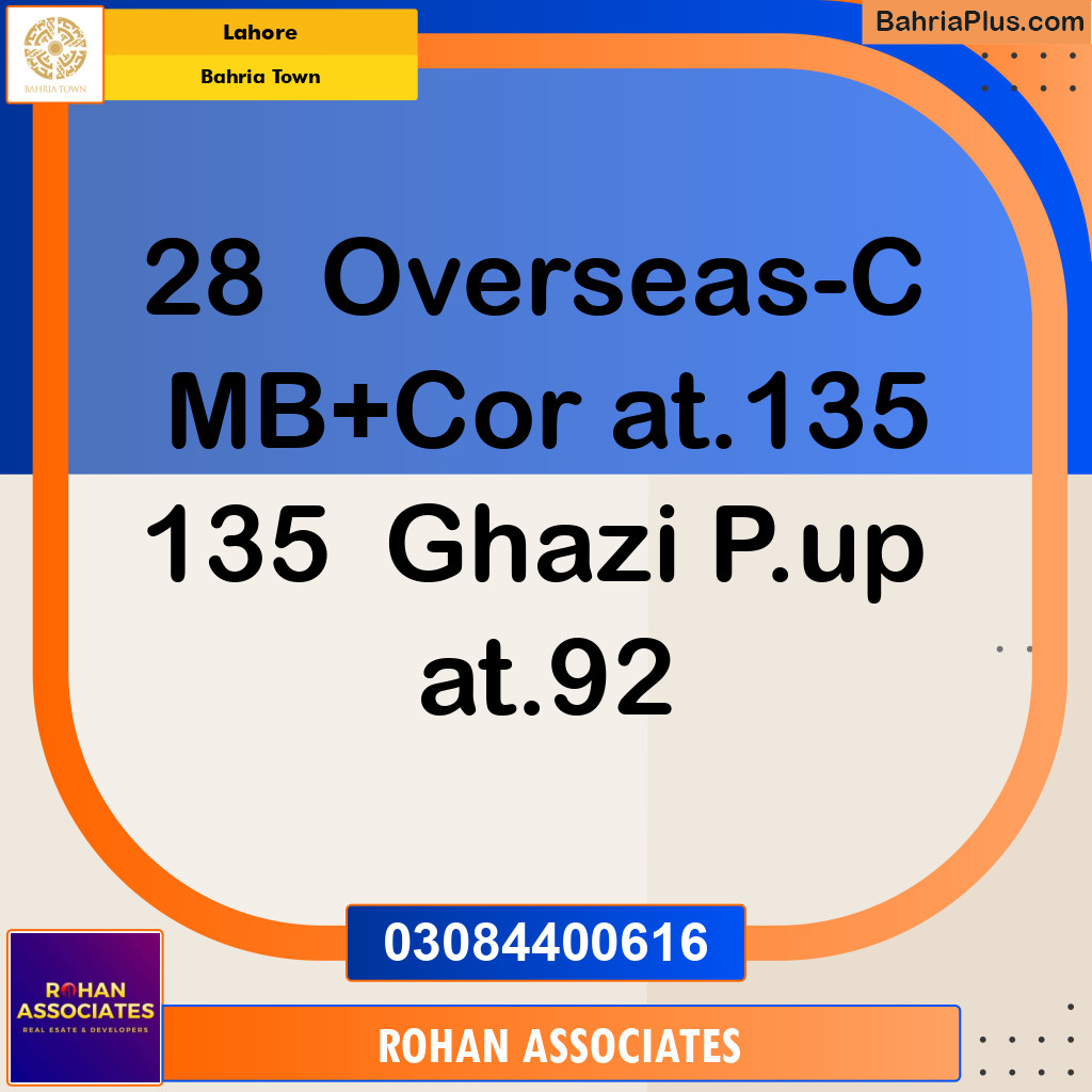 Residential Plot for Sale in Bahria Town, Lahore - (BP-133673)