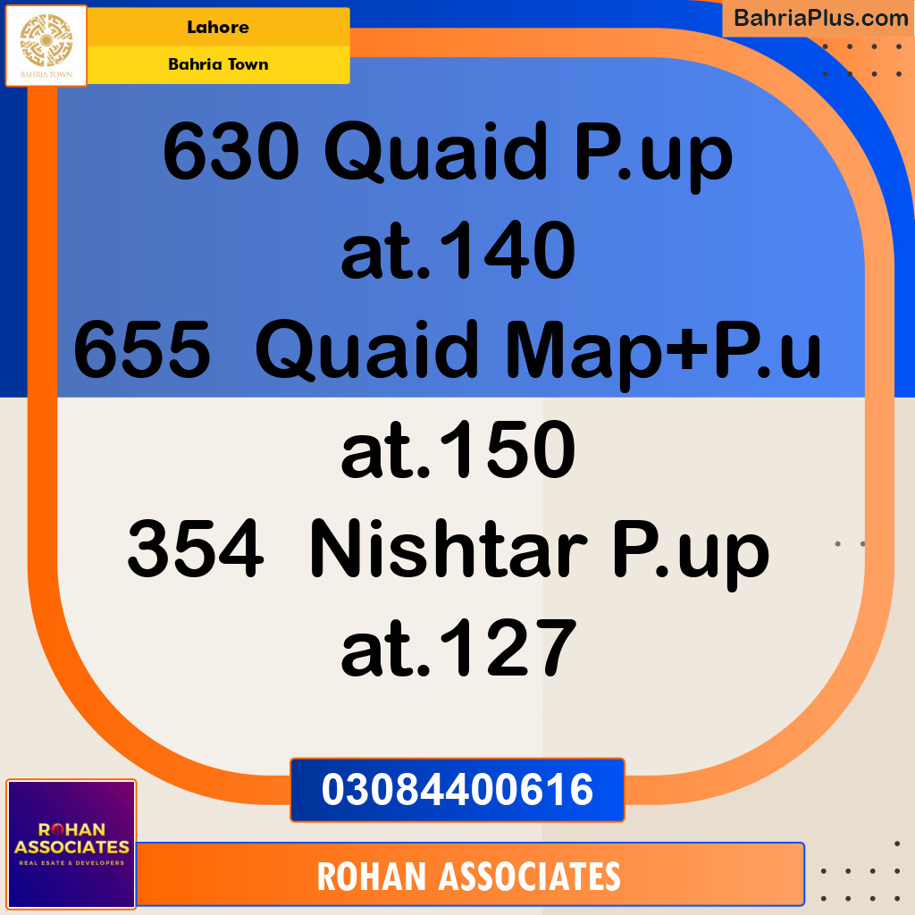 Residential Plot for Sale in Bahria Town, Lahore - (BP-133681)