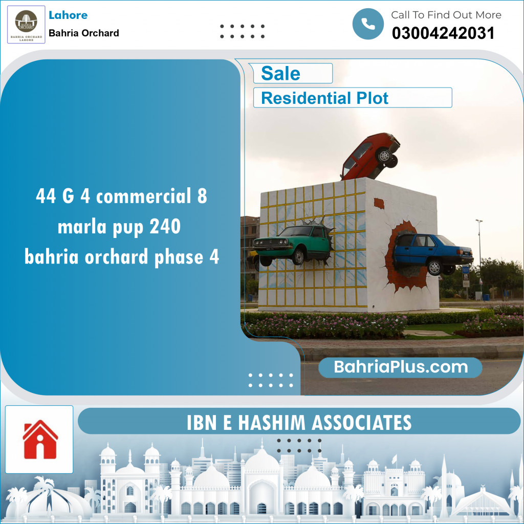 Residential Plot for Sale in Bahria Orchard, Lahore - (BP-133786)