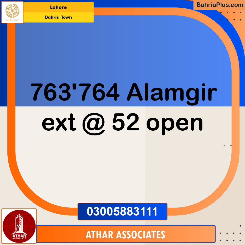 Residential Plot for Sale in Bahria Town, Lahore - (BP-133990)