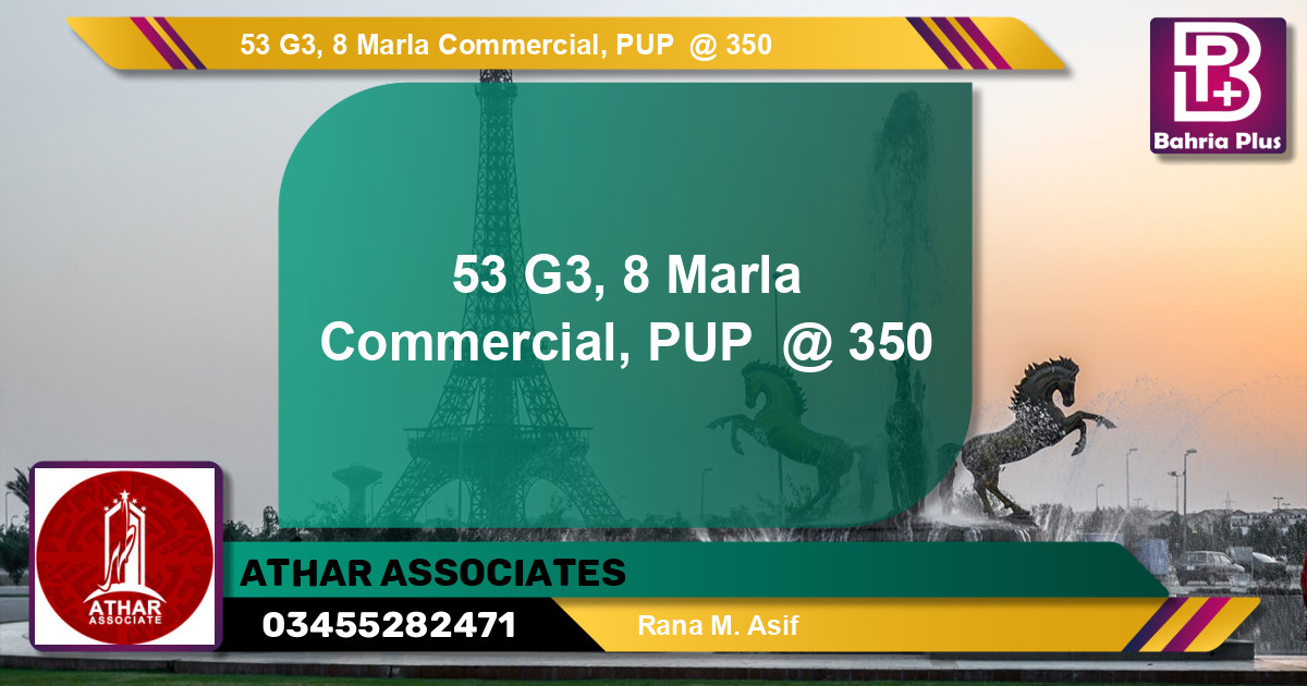 Commercial Plot for Sale in Bahria Orchard, Lahore - (BP-134056)