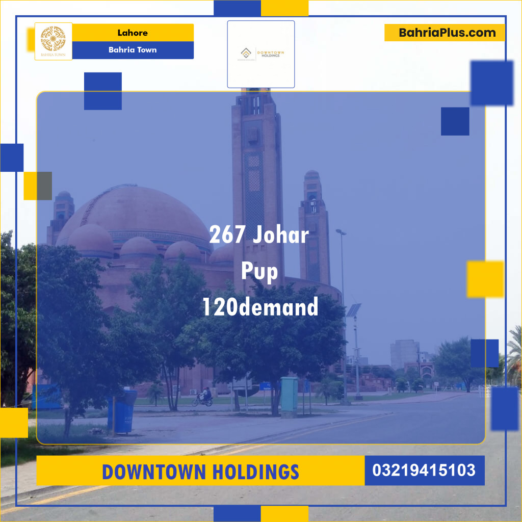 Residential Plot for Sale in Bahria Town, Lahore - (BP-134081)