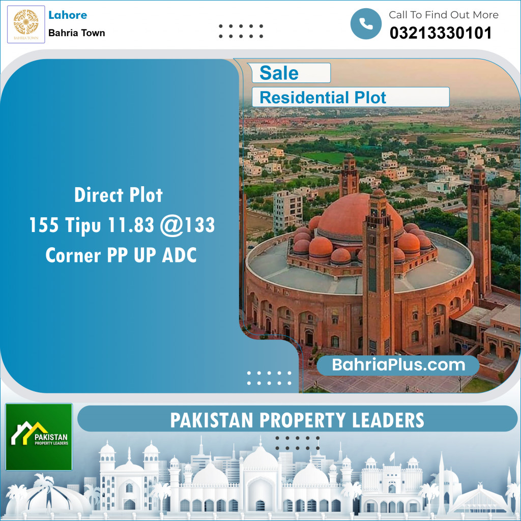 Residential Plot for Sale in Bahria Town, Lahore - (BP-134138)