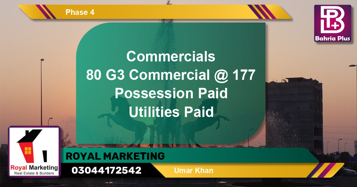 Commercial Plot for Sale in Bahria Orchard, Lahore - (BP-134191)
