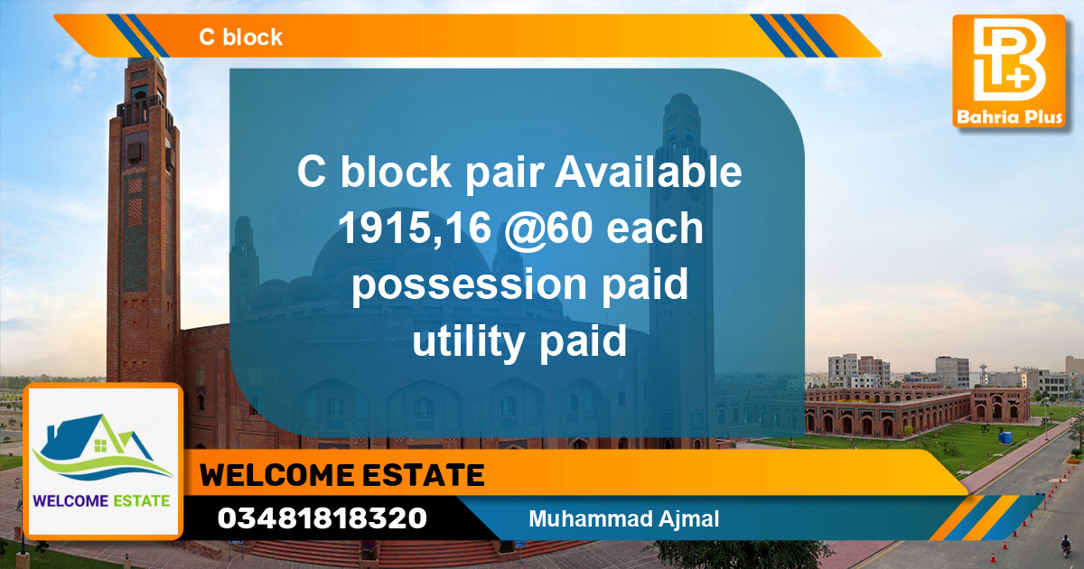 Residential Plot for Sale in Phase 2 - C Block -  Bahria Orchard, Lahore - (BP-134483)