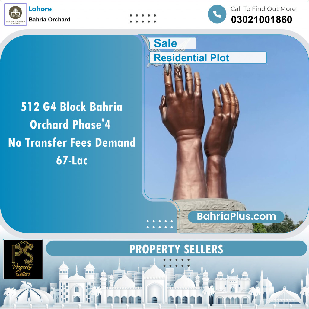 Residential Plot for Sale in Bahria Orchard, Lahore - (BP-134671)