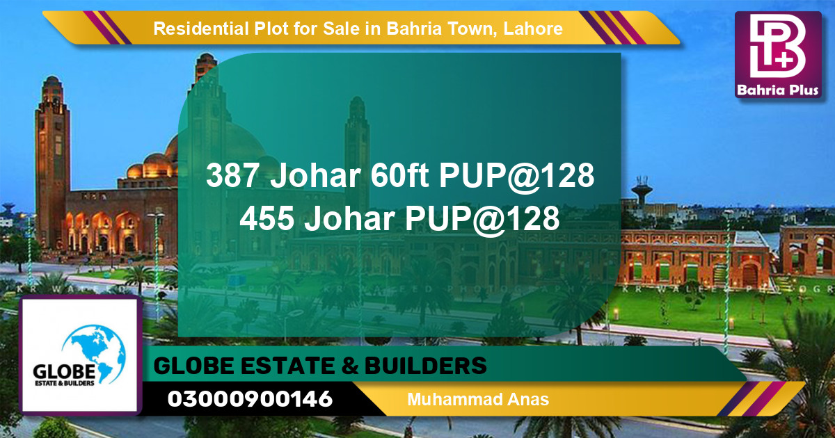 Residential Plot for Sale in Bahria Town, Lahore - (BP-134704)
