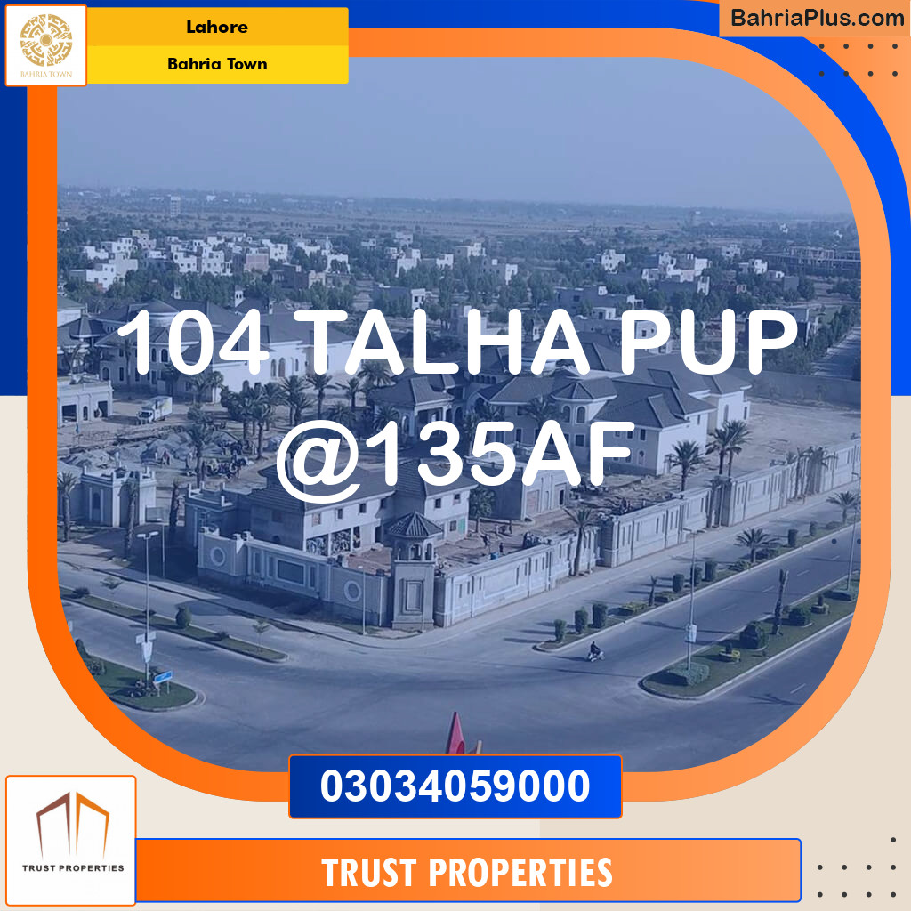 Residential Plot for Sale in Bahria Town, Lahore - (BP-134757)