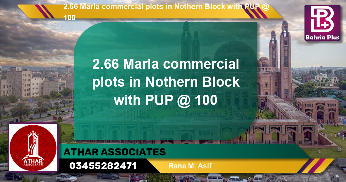 Commercial Plot for Sale in Bahria Orchard, Lahore - (BP-134954)