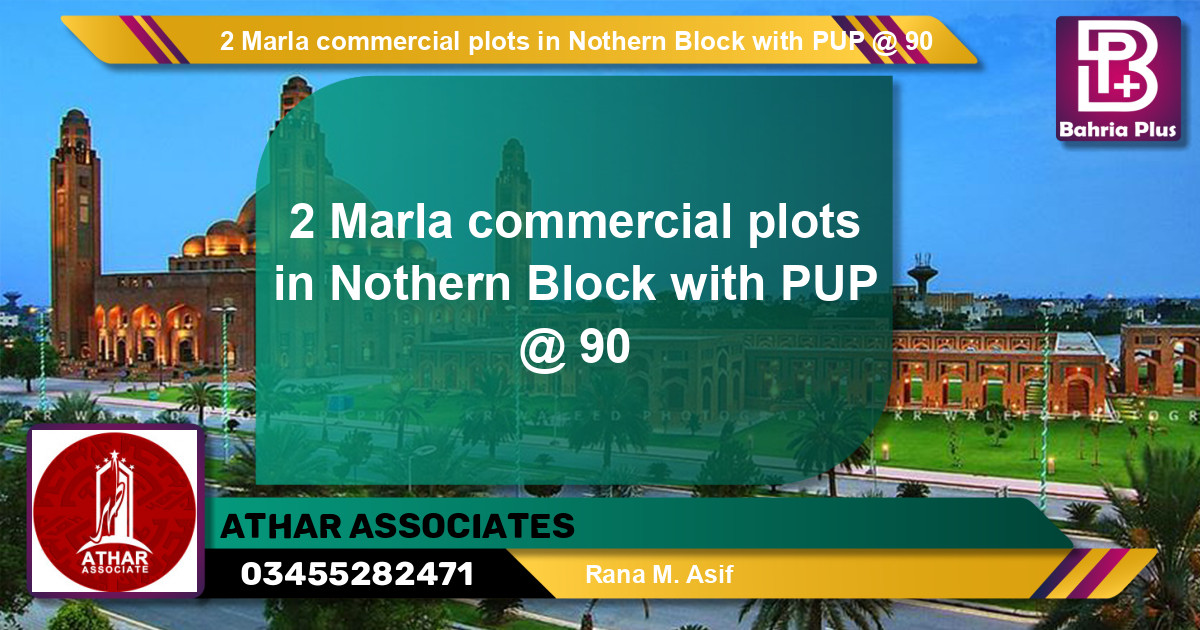 Commercial Plot for Sale in Bahria Orchard, Lahore - (BP-134955)