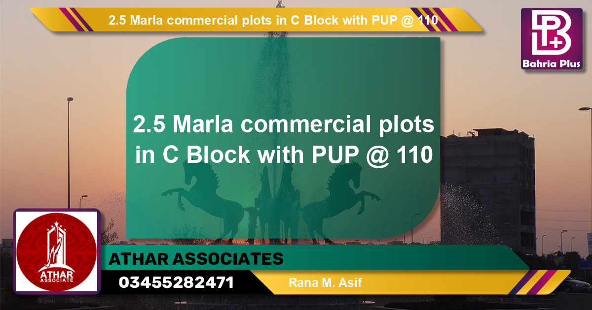 Commercial Plot for Sale in Bahria Orchard, Lahore - (BP-134956)