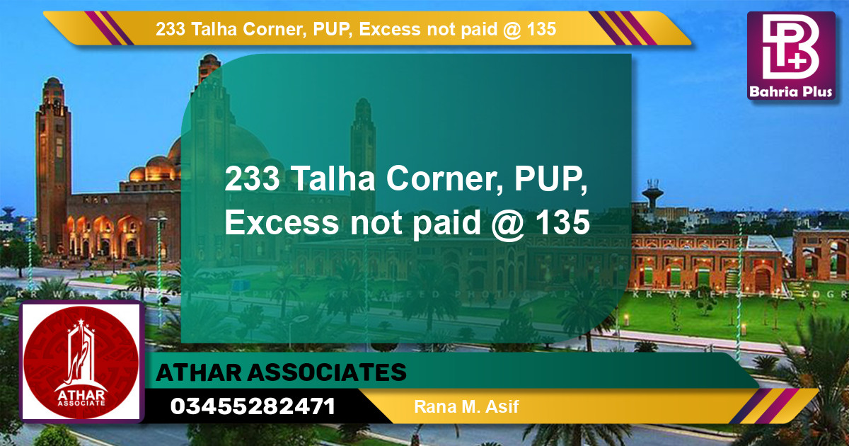 Residential Plot for Sale in Bahria Town, Lahore - (BP-134985)