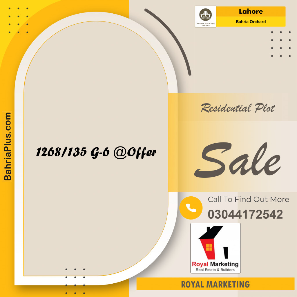 Residential Plot for Sale in Bahria Orchard, Lahore - (BP-135142)