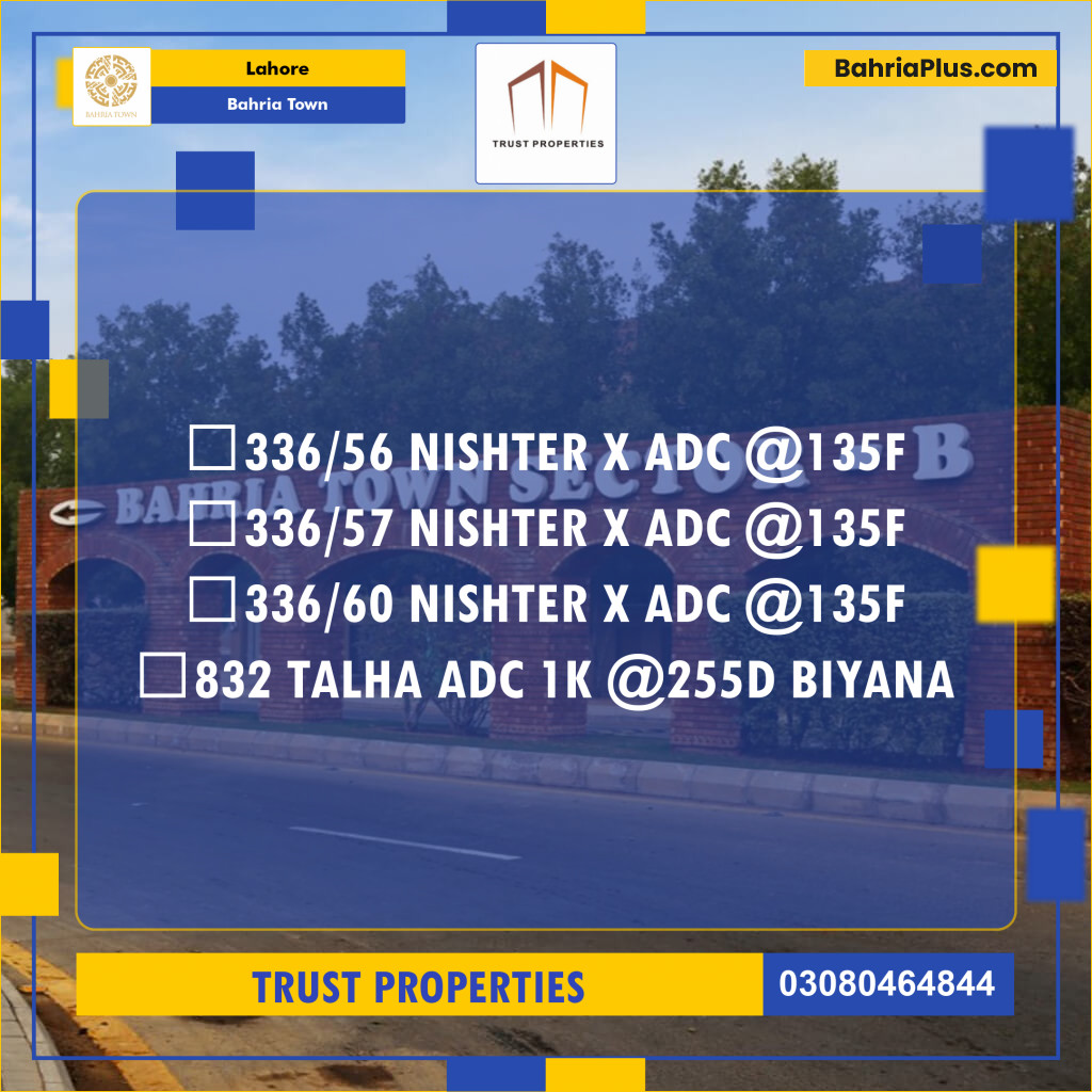 Residential Plot for Sale in Bahria Town, Lahore - (BP-135155)