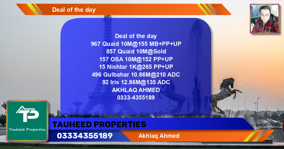 Residential Plot for Sale in Bahria Town, Lahore - (BP-135210)