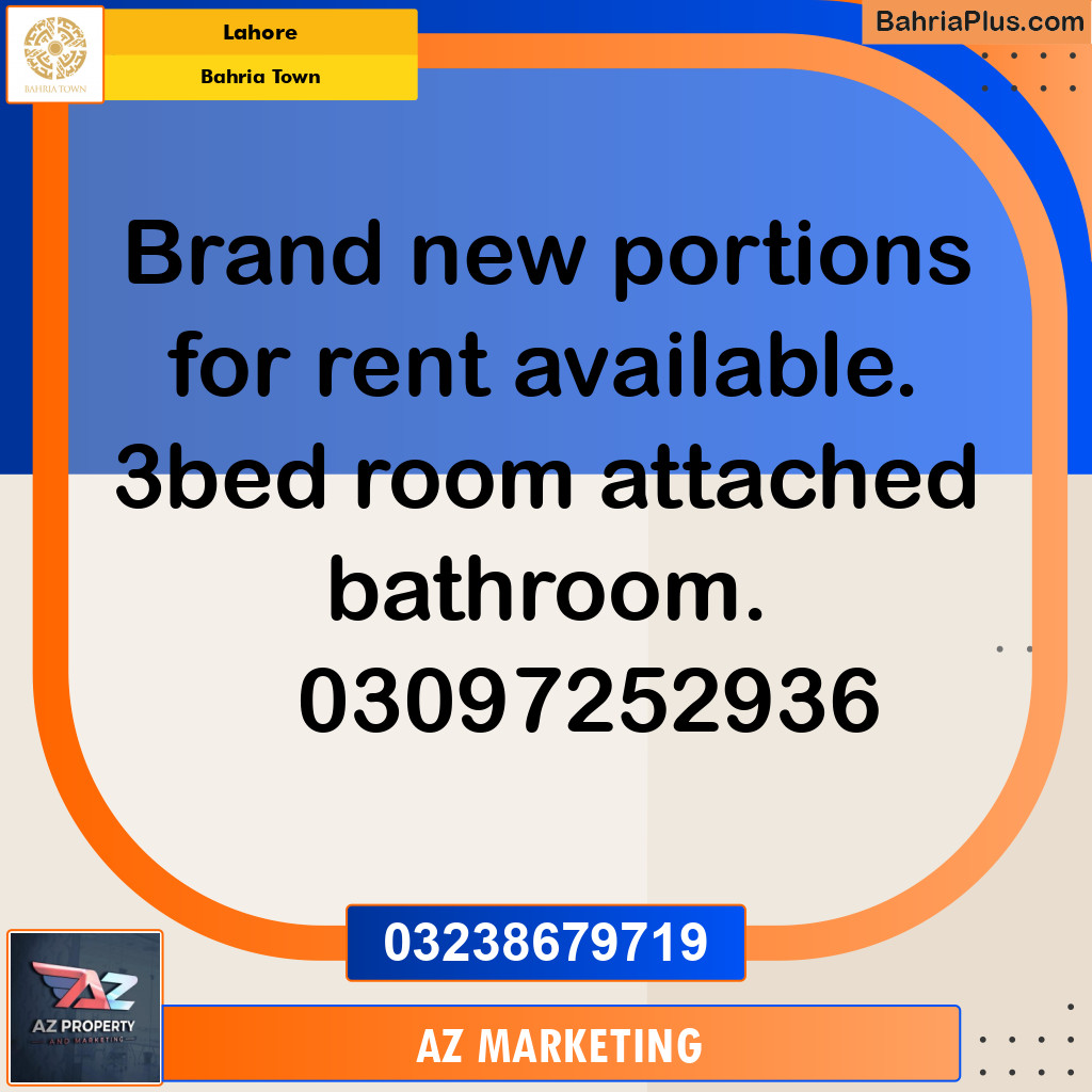 Residential House for Rent in Bahria Town, Lahore - (BP-135326)