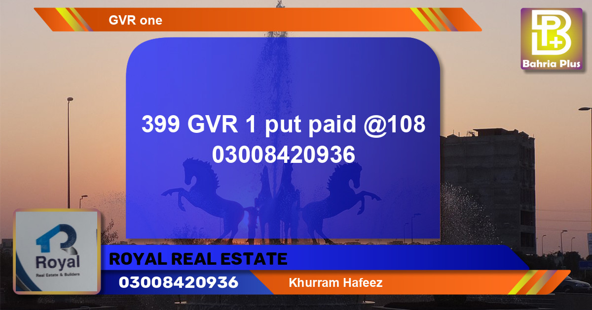 Residential Plot for Sale in Bahria Town, Lahore - (BP-135348)