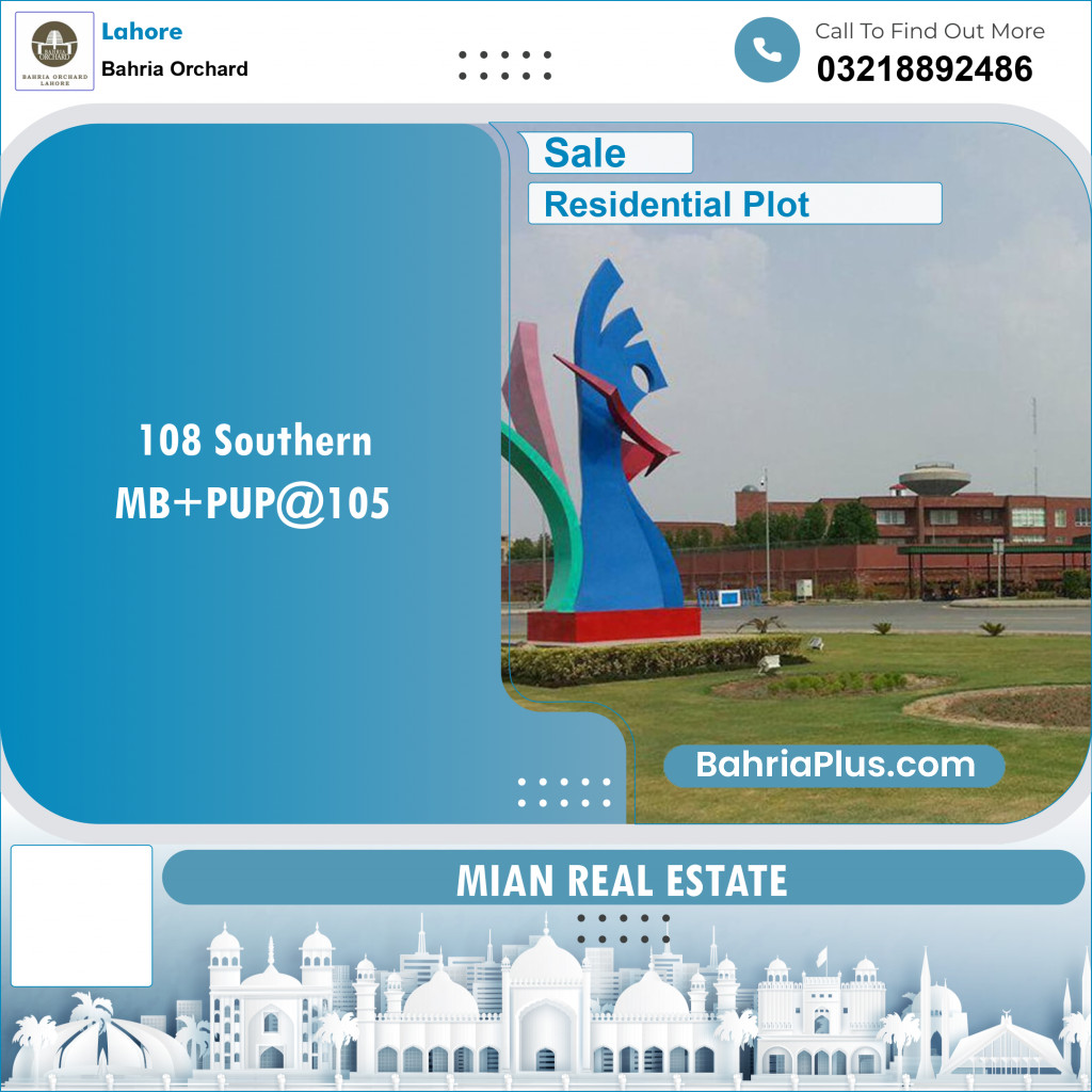 Residential Plot for Sale in Bahria Orchard, Lahore - (BP-135358)