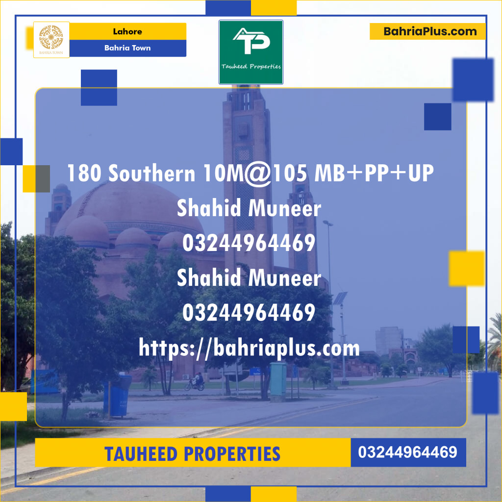 Residential Plot for Sale in Bahria Town, Lahore - (BP-135426)