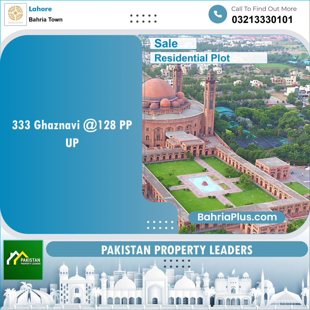 Residential Plot for Sale in Bahria Town, Lahore - (BP-135546)