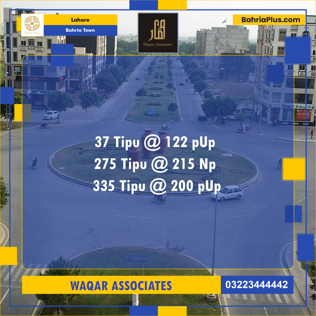Residential Plot for Sale in Bahria Town, Lahore - (BP-135590)
