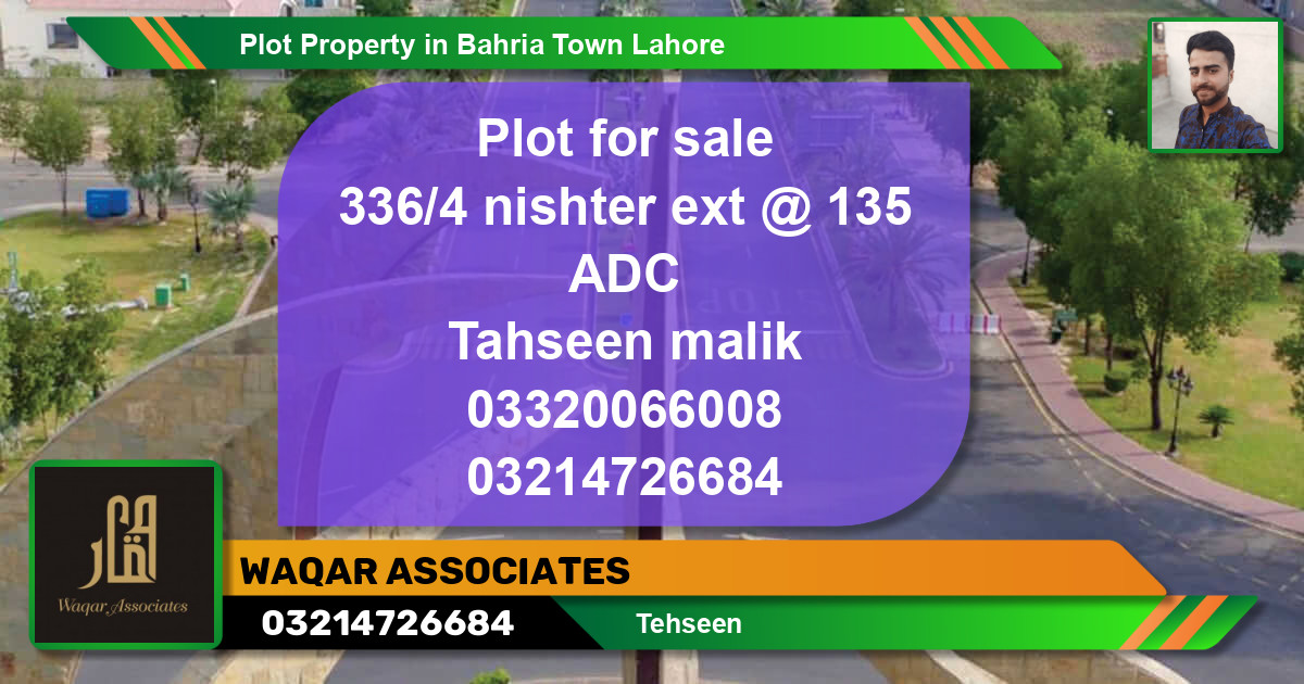 Residential Plot for Sale in Bahria Town, Lahore - (BP-1356)