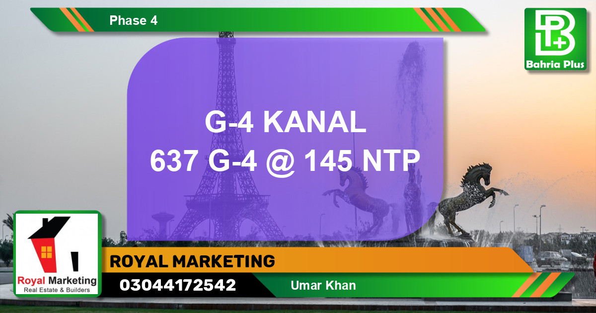 Residential Plot for Sale in Bahria Orchard, Lahore - (BP-135794)