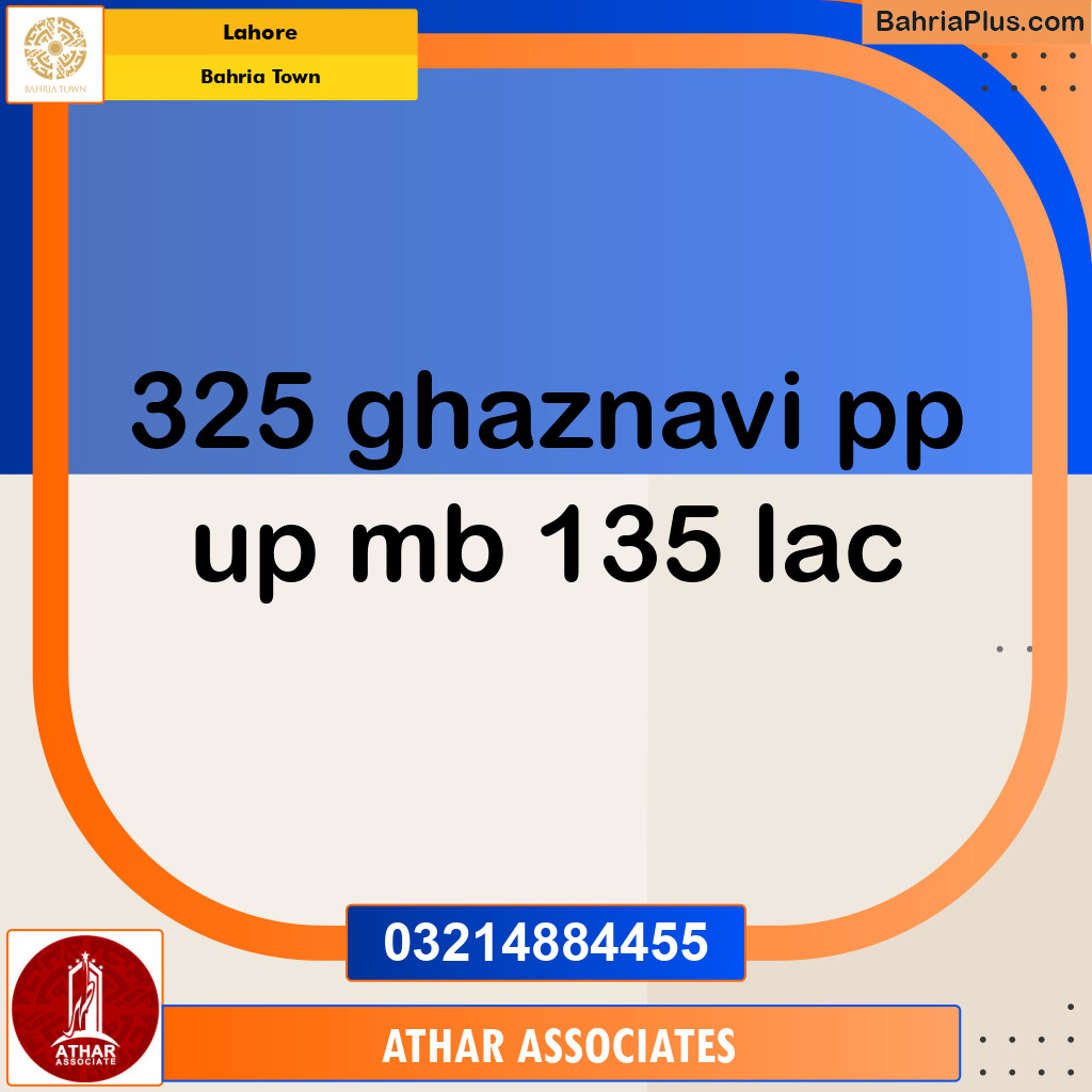 Residential Plot for Sale in Bahria Town, Lahore - (BP-135862)