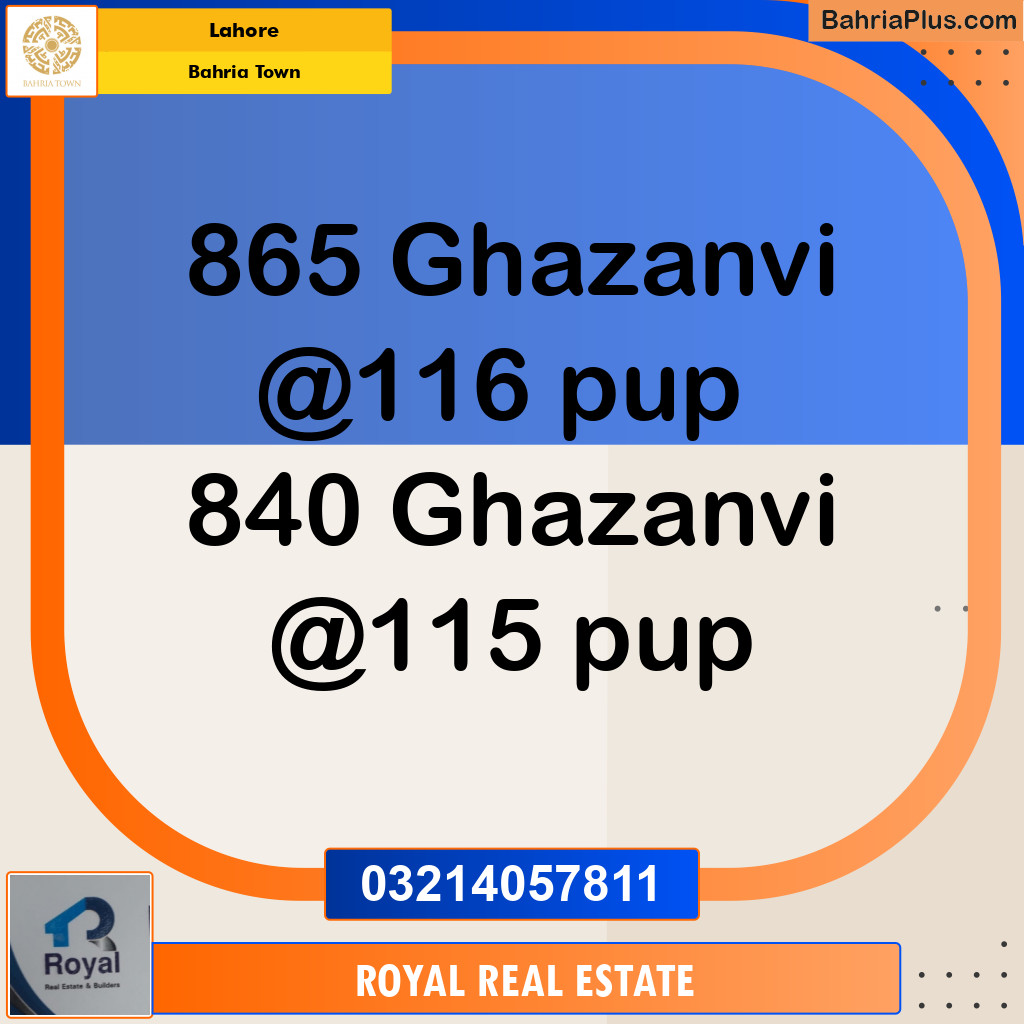 Residential Plot for Sale in Bahria Town, Lahore - (BP-136032)